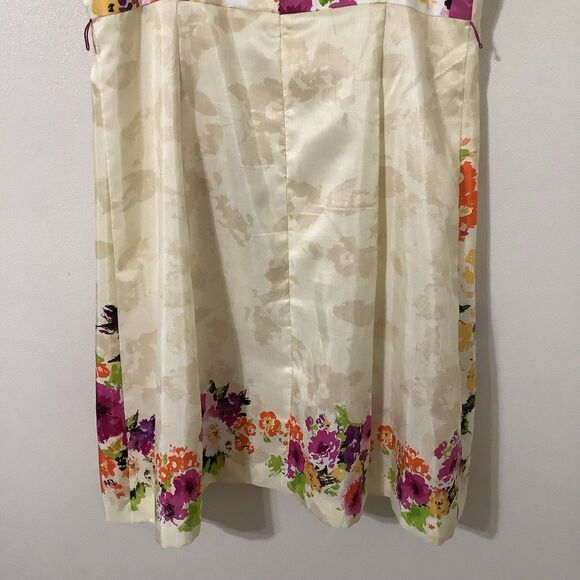 Jessica Howard Colorful Floral Formal Romantic Feminine Babydoll Dress Sz 16 - Picture 7 of 7
